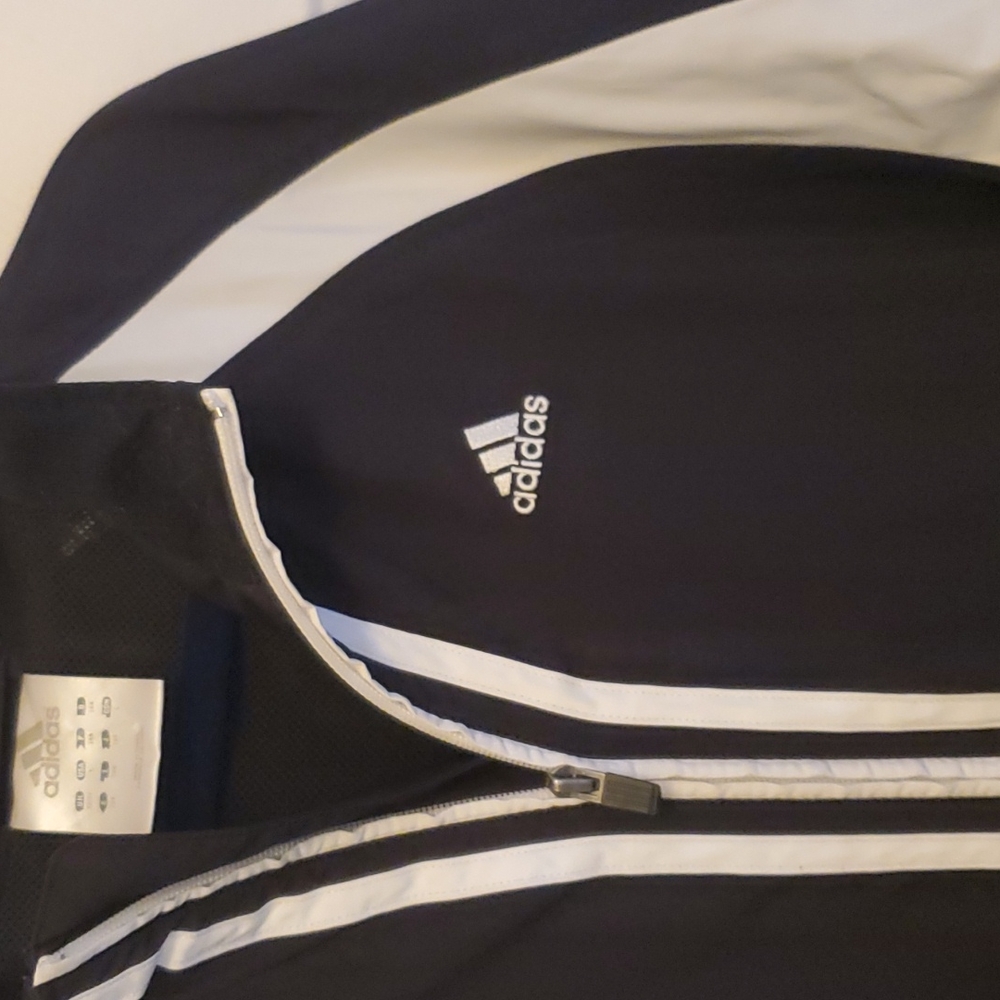 ADIDAS Youth Zippered Jacket - Size L - Picture 3 of 12